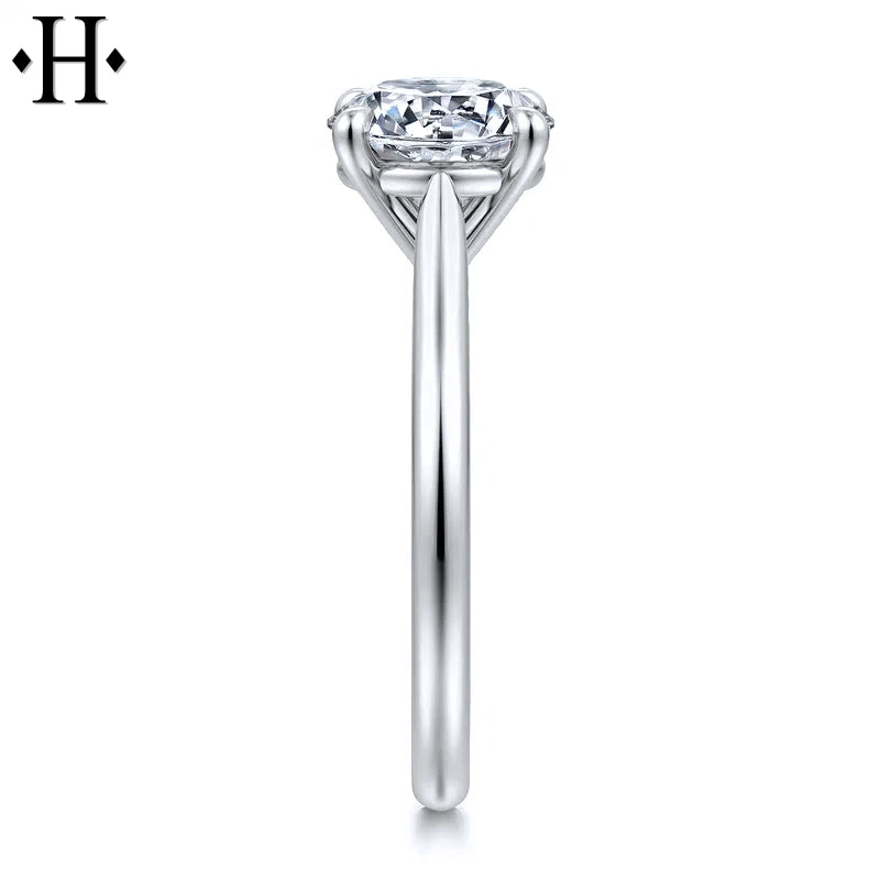 1.00ctr-3.00ctr Round Cut Lab Grown Diamond Ring Tailor Made