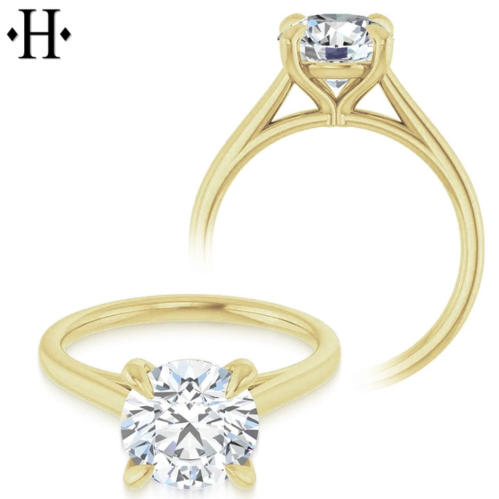 2.00ctw Round Cut Lab Grown Diamond Ring