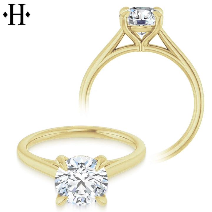 1.50ctw Round Cut Lab Grown Diamond Ring