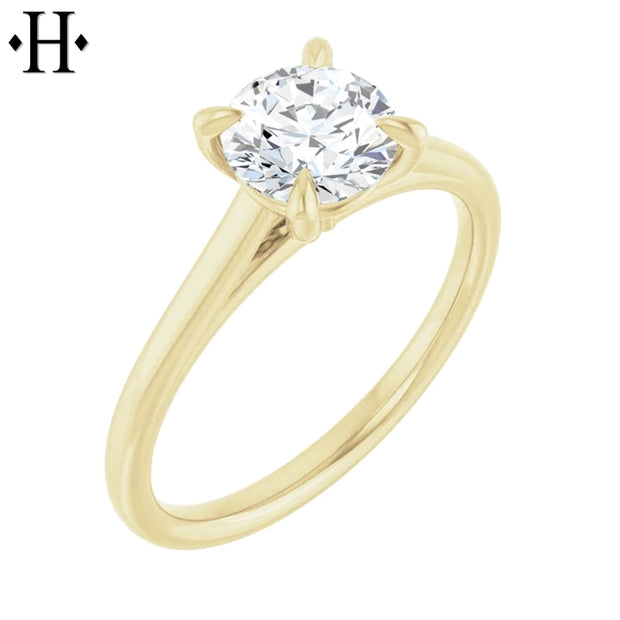 1.07ctw Round Cut Lab Grown Diamond Ring
