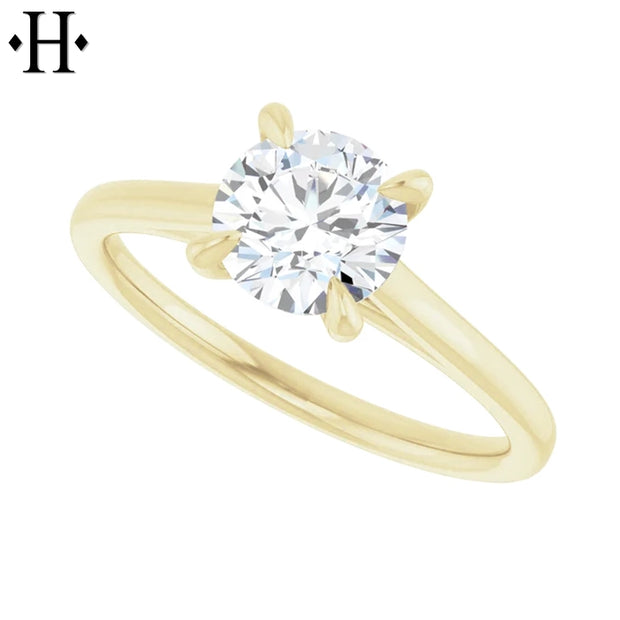1.07ctw Round Cut Lab Grown Diamond Ring