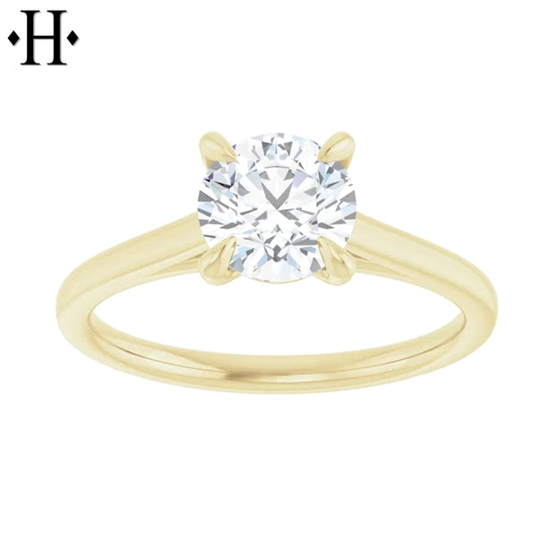 1.07ctw Round Cut Lab Grown Diamond Ring