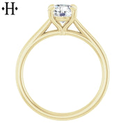 1.07ctw Round Cut Lab Grown Diamond Ring