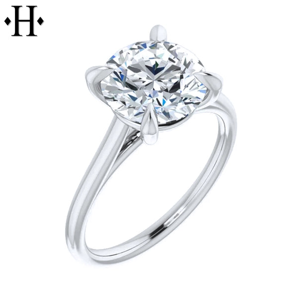 3.07cts Round Cut Lab Grown Diamond Ring