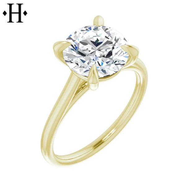 3.06cts Round Cut Lab Grown Diamond Ring