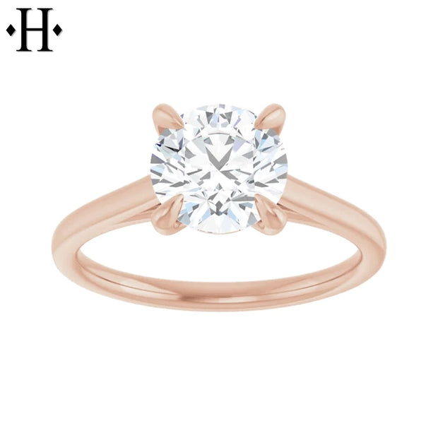 1.58ctw Round Cut Lab Grown Diamond Ring