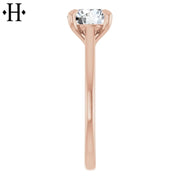 1.58ctw Round Cut Lab Grown Diamond Ring