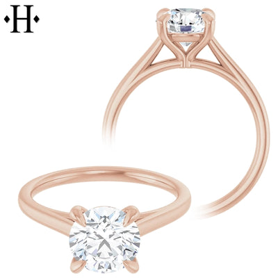 1.58ctw Round Cut Lab Grown Diamond Ring