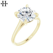 3.01ctw Round Cut Lab Grown Diamond Ring