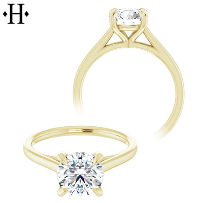 1.50ct Round Cut Lab Grown Diamond Ring