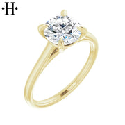 1.50ct Round Cut Lab Grown Diamond Ring