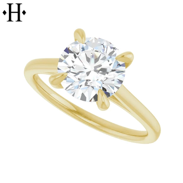 2.00ct Round Cut Lab Grown Diamond Ring