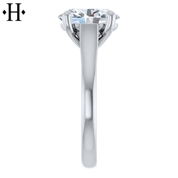 2.07ctw Oval Cut Lab Grown Diamond Ring