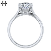 2.07ctw Oval Cut Lab Grown Diamond Ring