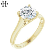 1.50ct Round Cut Lab Grown Diamond Ring