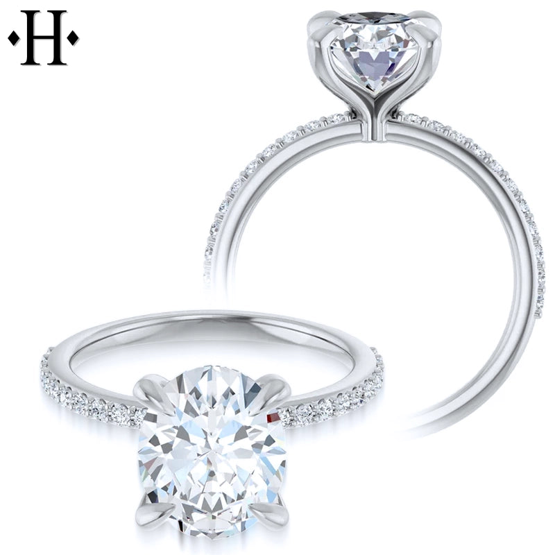 2.30ctw Oval Cut Lab Grown Diamond Ring