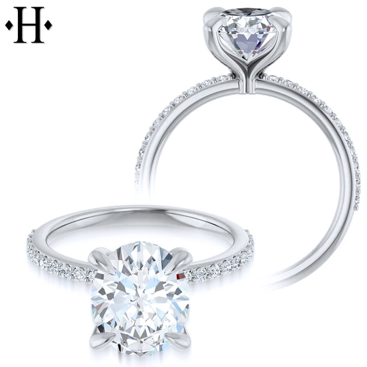 2.30ctw Oval Cut Lab Grown Diamond Ring