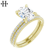 1.81ctw Oval Cut Lab Grown Diamond Ring