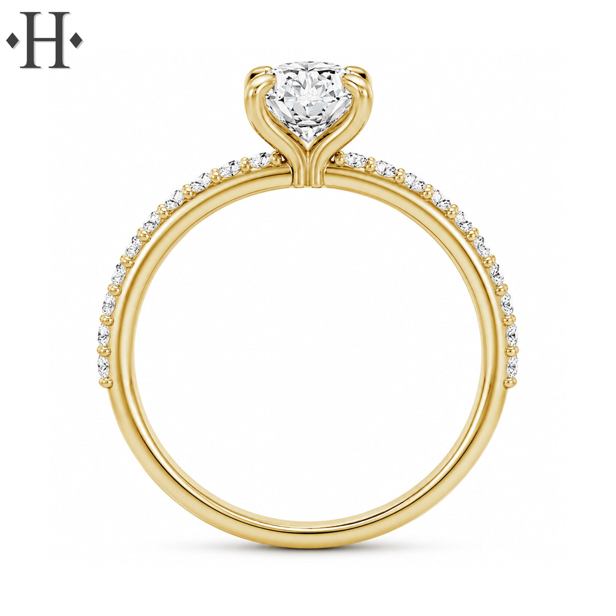 1.81ctw Oval Cut Lab Grown Diamond Ring