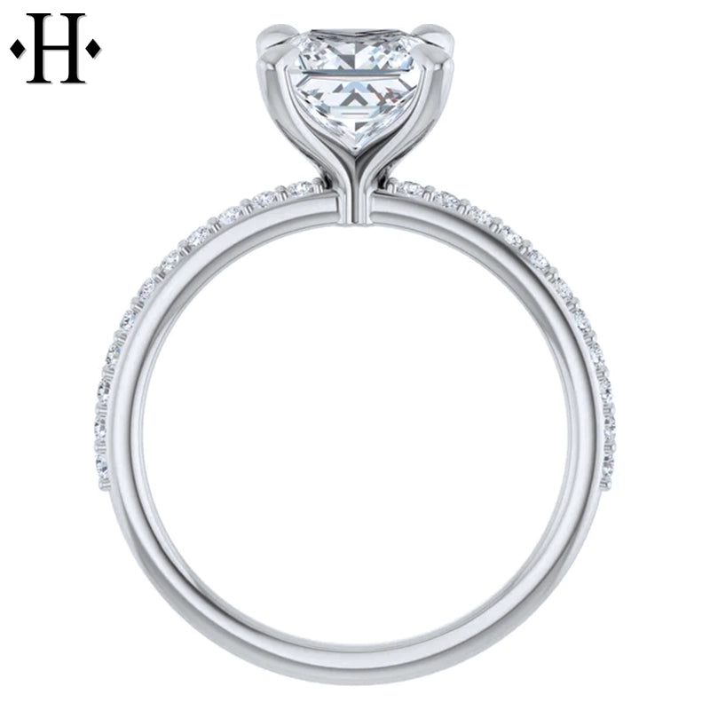 1.70ctw Princess Cut Lab Grown Diamond Ring