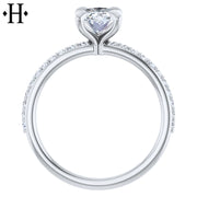 1.21ctw Oval Cut Lab Grown Diamond Ring
