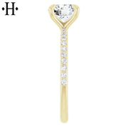 1.54ctw Round Cut Lab Grown Diamond Ring