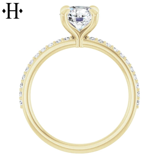 1.54ctw Round Cut Lab Grown Diamond Ring