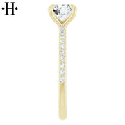 1.21ctw Round Cut Lab Grown Diamond Ring