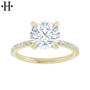 2.23ctw Round Cut Lab Grown Diamond Ring
