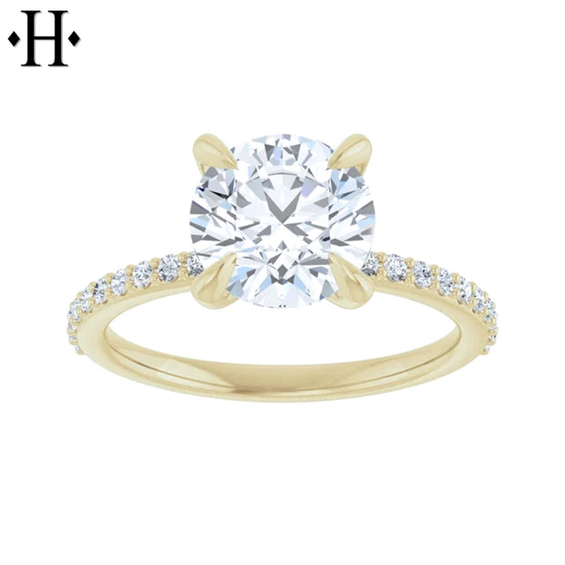 2.23ctw Round Cut Lab Grown Diamond Ring