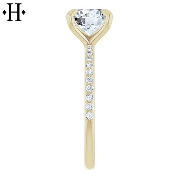 2.23ctw Round Cut Lab Grown Diamond Ring