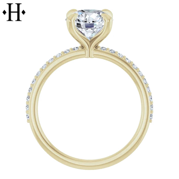 2.23ctw Round Cut Lab Grown Diamond Ring