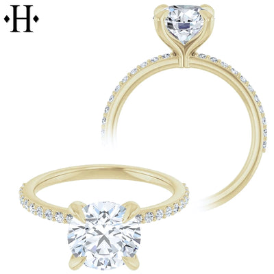 2.23ctw Round Cut Lab Grown Diamond Ring