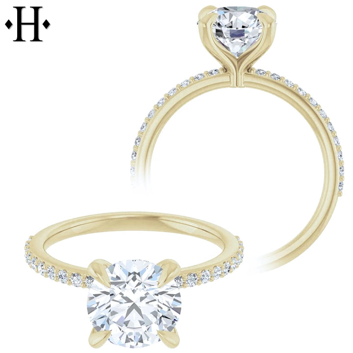 2.23ctw Round Cut Lab Grown Diamond Ring