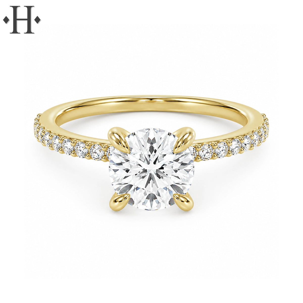 2.23ctw Round Cut Lab Grown Diamond Ring