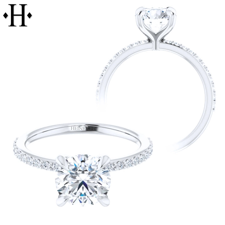 1.20cts Round Cut Lab Grown Diamond Ring