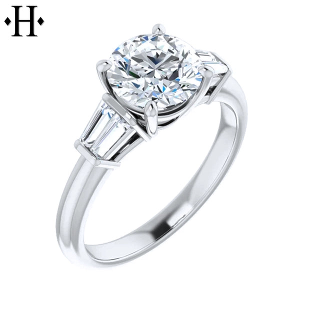 1.76ctw Round Cut Lab Grown Diamond Ring