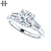 1.76ctw Round Cut Lab Grown Diamond Ring