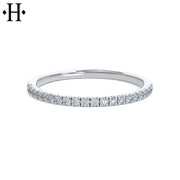 0.10cts French Pavé Diamond Ring 1.5mm