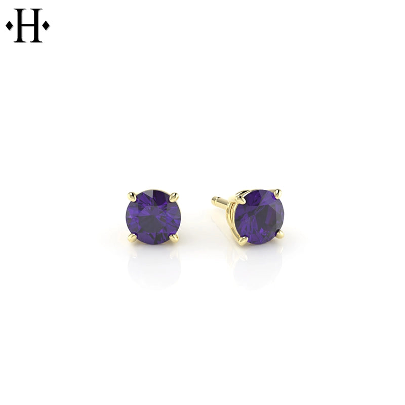 Genuine Amethyst Earrings