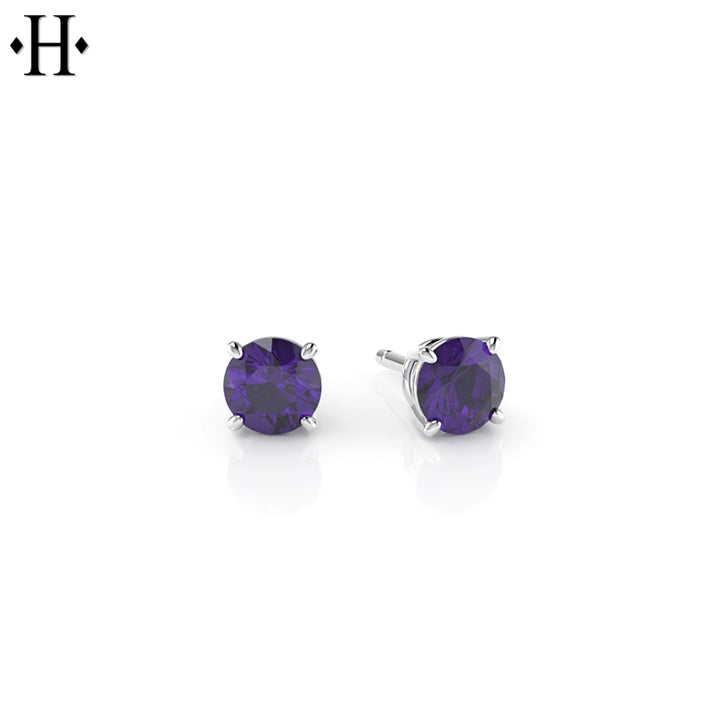 Genuine Amethyst Earrings