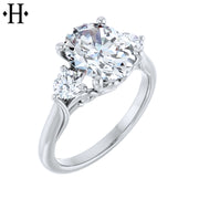 1.00ctr-3.00ctr Oval Cut Diamond Ring