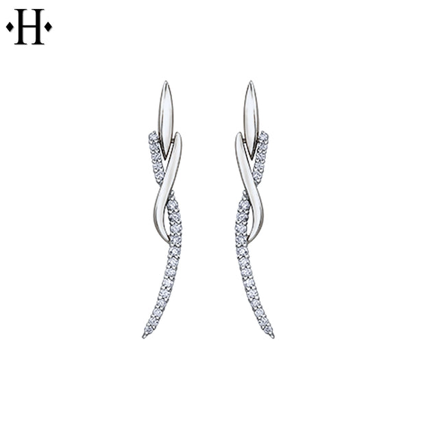 10kt Diamond Drop Essential Earrings