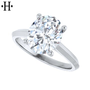 2.09ctw Oval Cut Lab Grown Diamond Ring