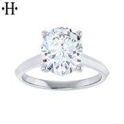 2.09ctw Oval Cut Lab Grown Diamond Ring