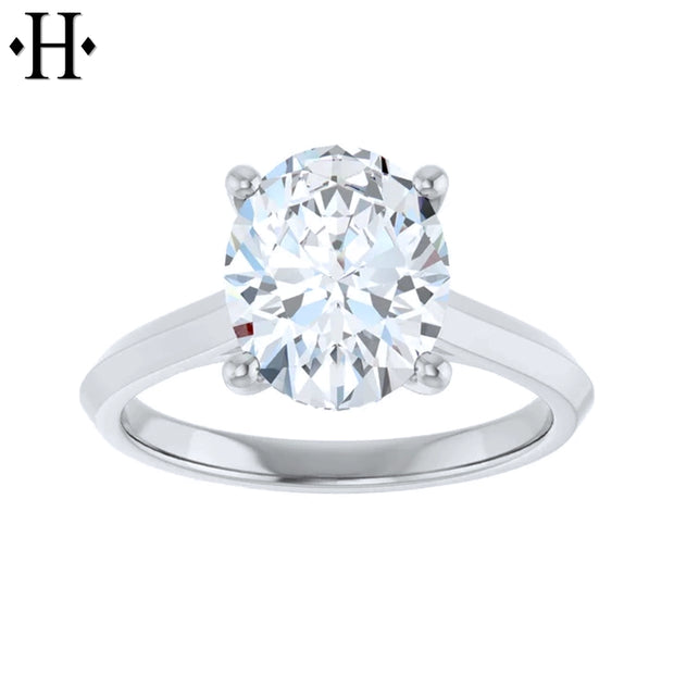 2.09ctw Oval Cut Lab Grown Diamond Ring