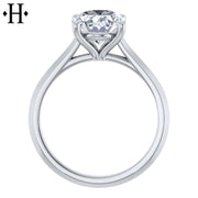 2.09ctw Oval Cut Lab Grown Diamond Ring