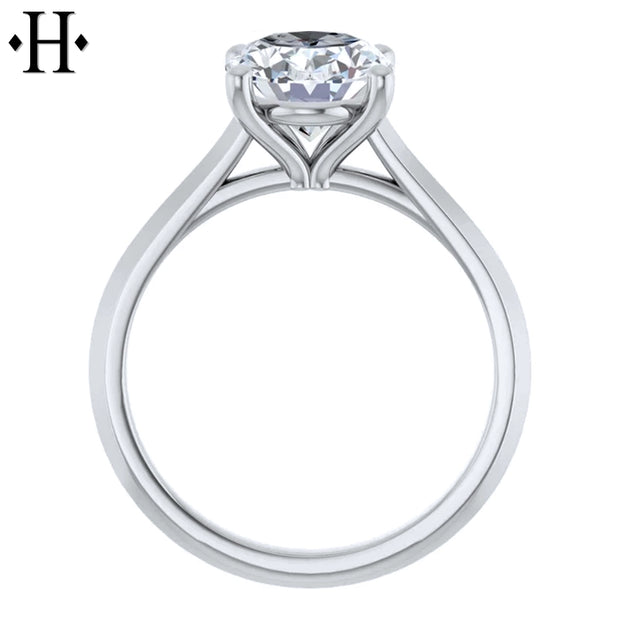 2.09ctw Oval Cut Lab Grown Diamond Ring