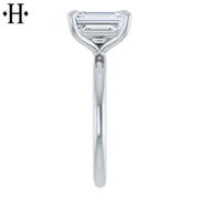 2.10ctw Emerald Cut Lab Grown Diamond Ring