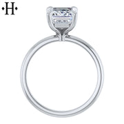 2.10ctw Emerald Cut Lab Grown Diamond Ring